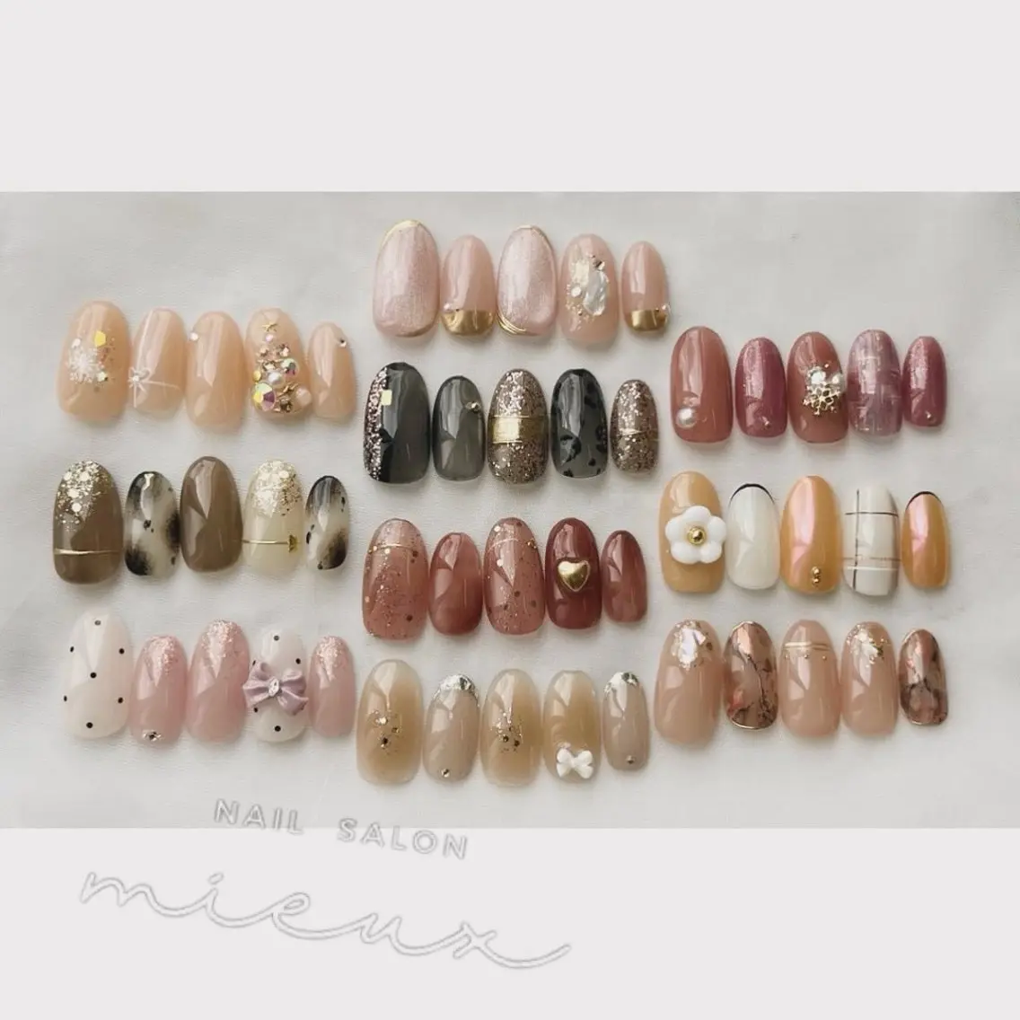 ネイル ハンドネイル nailsalon mieuxのネイルデザイン