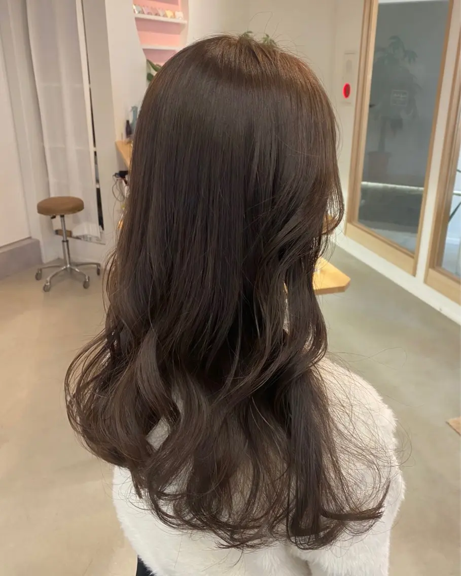 ロング カット ヘアカラー トリートメント sanae /透明感カラーのヘアスタイル