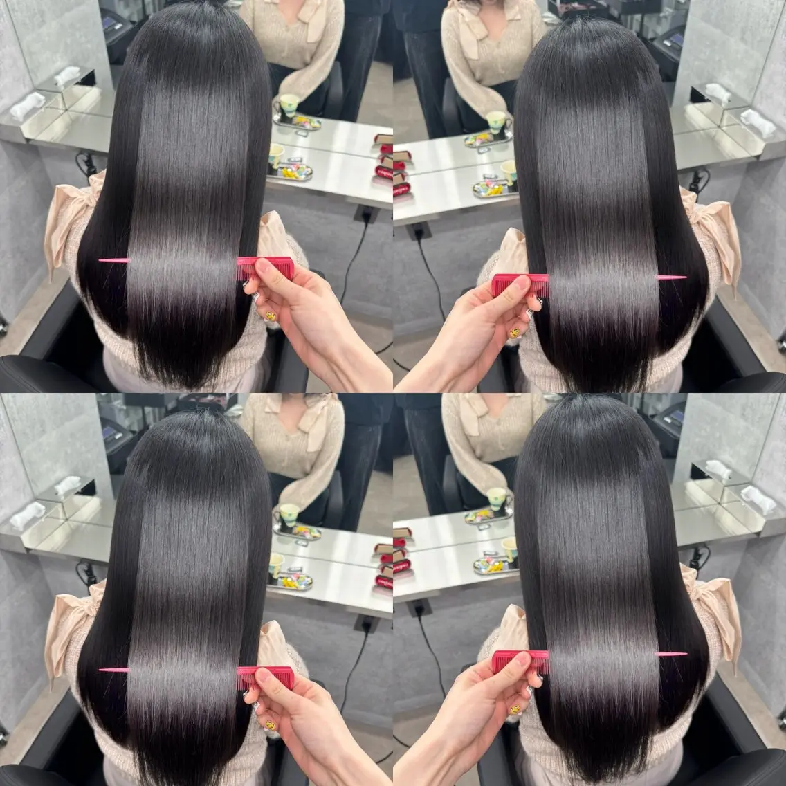 セミロング 髪質改善 似合わせカット 縮毛矯正 トリートメント 🌈代表 🌈macotoのヘアスタイル