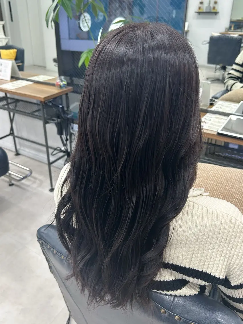 ロング カラー アッシュ アッシュブラウン ブラウンカラー ヘアカラー 艶カラー/ヘッドスパ ✨Ayariのヘアスタイル