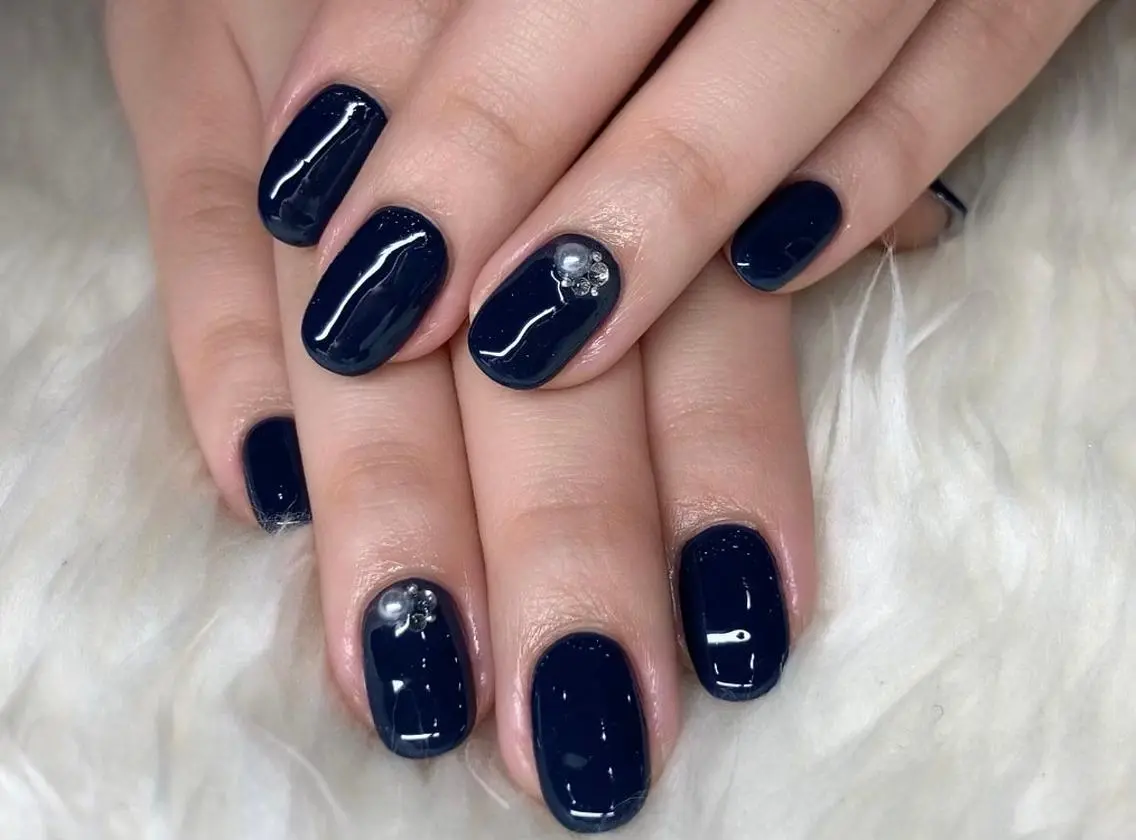 ネイル 長さ出し ジェルネイル 卒業式 韓国ネイル マグネットネイル Nail&eye Belire 新宿のネイルデザイン