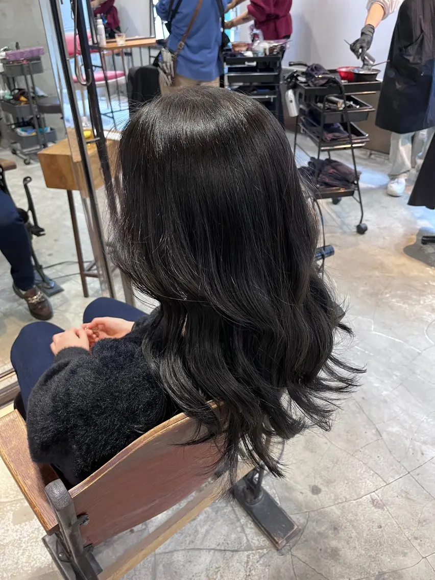 ロング カラー ヘアアレンジ ヘアカラー トリートメント ヘッドスパ ヘアセット 🫧艶髪矯正 髪質改善🫧 大介のヘアスタイル