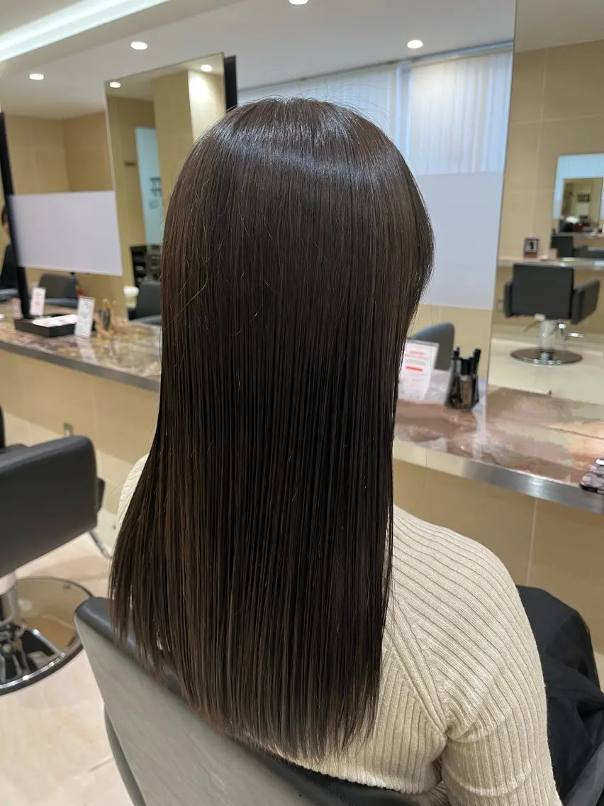 ロング 髪質改善 トリートメント 藤井 将之のヘアスタイル