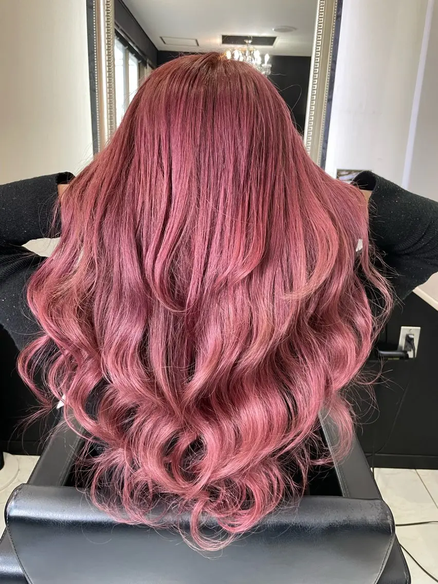 ロング カラー ヘアカラー トリートメント 🦖店長🦖pino #しのだスペシャルのヘアスタイル