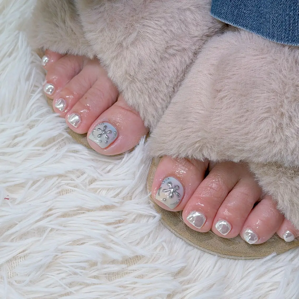 ネイル 持ち込み ワンホンネイル フットネイル Mio Nailのネイルデザイン