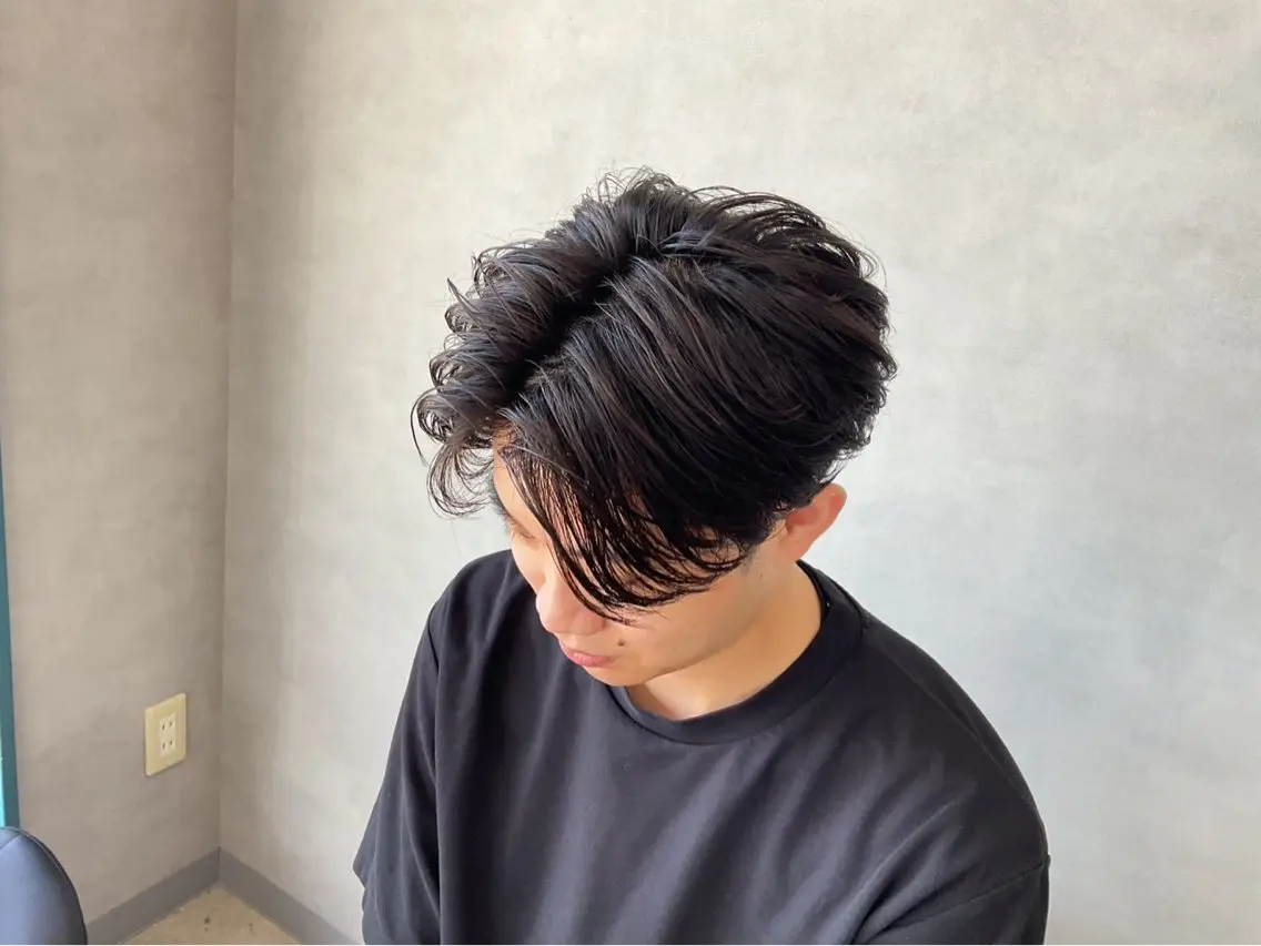 パーマ カット パーマ 村岡 慶輝のヘアスタイル