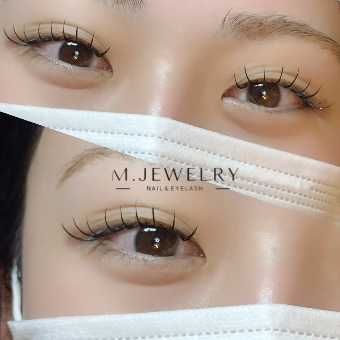マツエク・マツパ M.jewery Aoiのマツエク・マツパデザイン