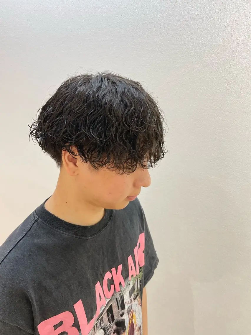 パーマ メンズ カット パーマ メンズ特化美容師小島 慧太のヘアスタイル