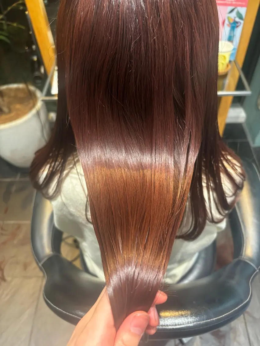 ロング カラー オーガニックカラー/ 表参道/ルカのヘアスタイル