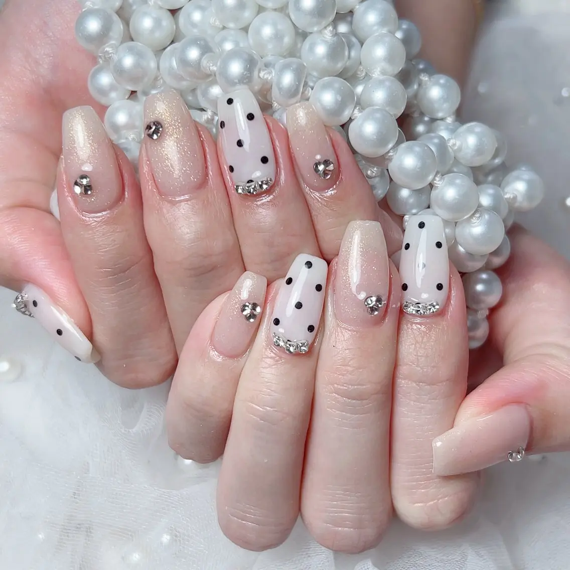 ネイル ハンドネイル M🌷nail 長さだし専門店のネイルデザイン
