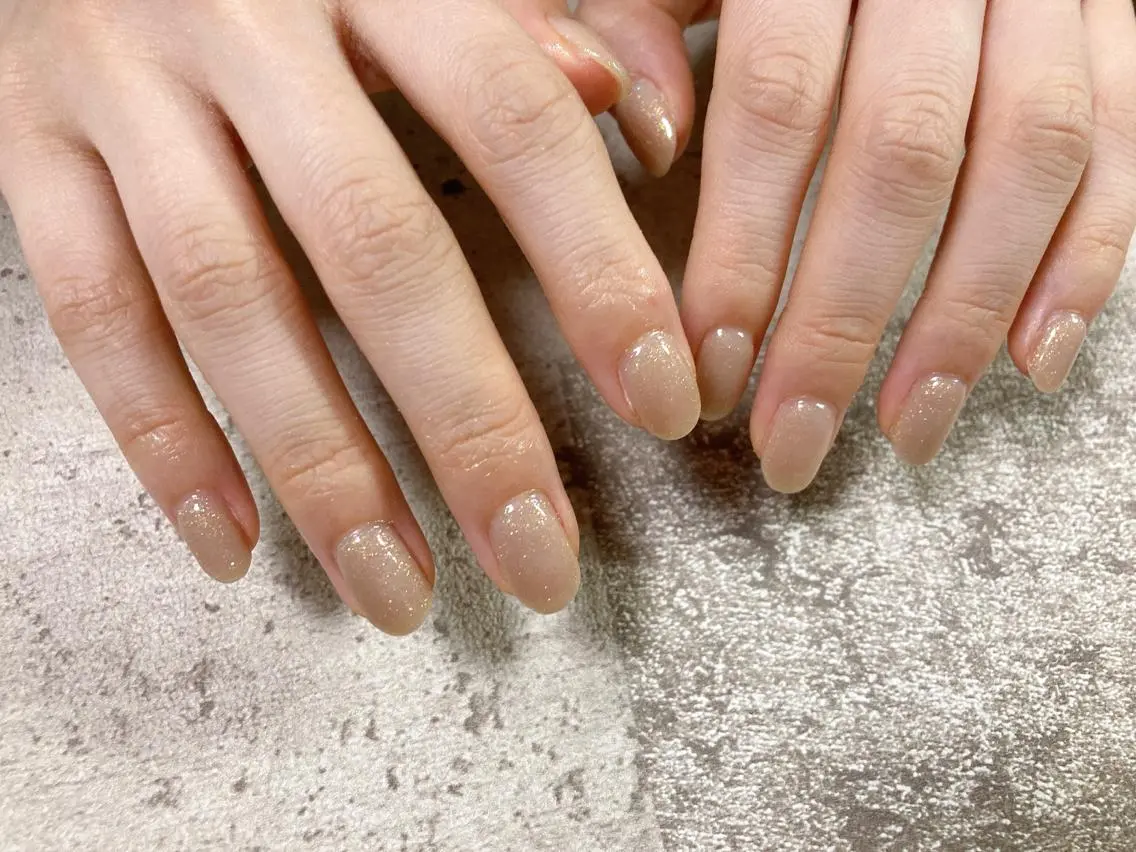 ネイル ラメ(グリッター) kikinail 溝の口のネイルデザイン