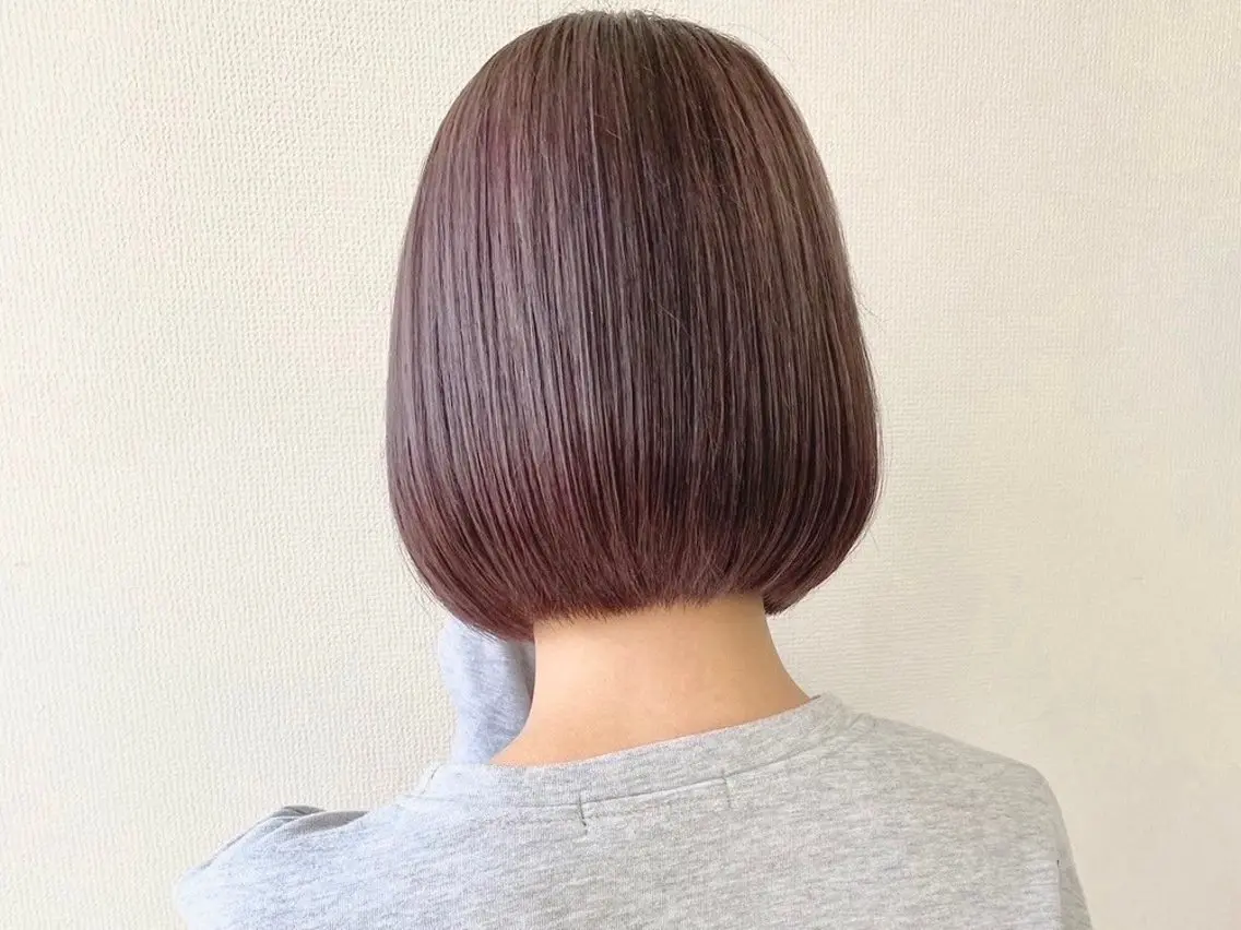 ショート ボブ カット ヘアカラー トリートメント 2ヵ月先までまとまる レイヤー🫧若葉🪞のヘアスタイル