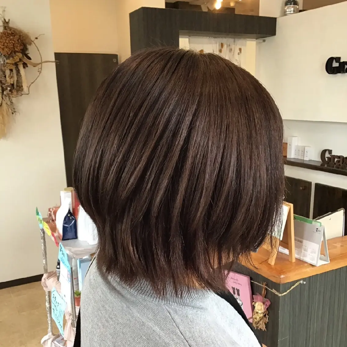 ミディアム ヘアカラー Nanami/ 似合わせカットのヘアスタイル
