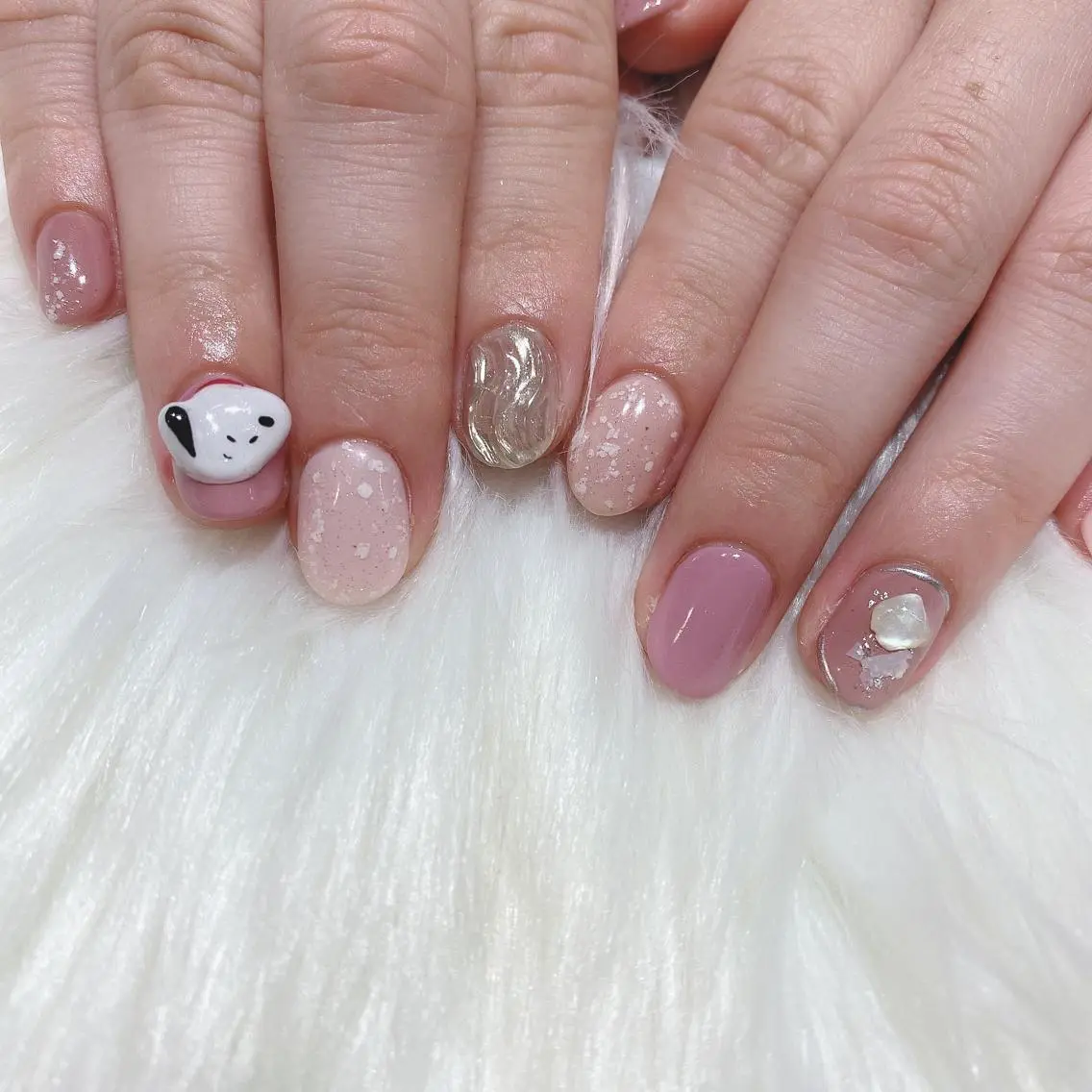 ネイル ハンドネイル 西岡 杏のネイルデザイン
