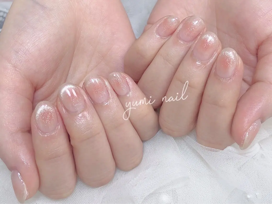 ネイル 𝐲𝐮𝐦𝐢🎀 長さ出しデザイン専門のネイルデザイン
