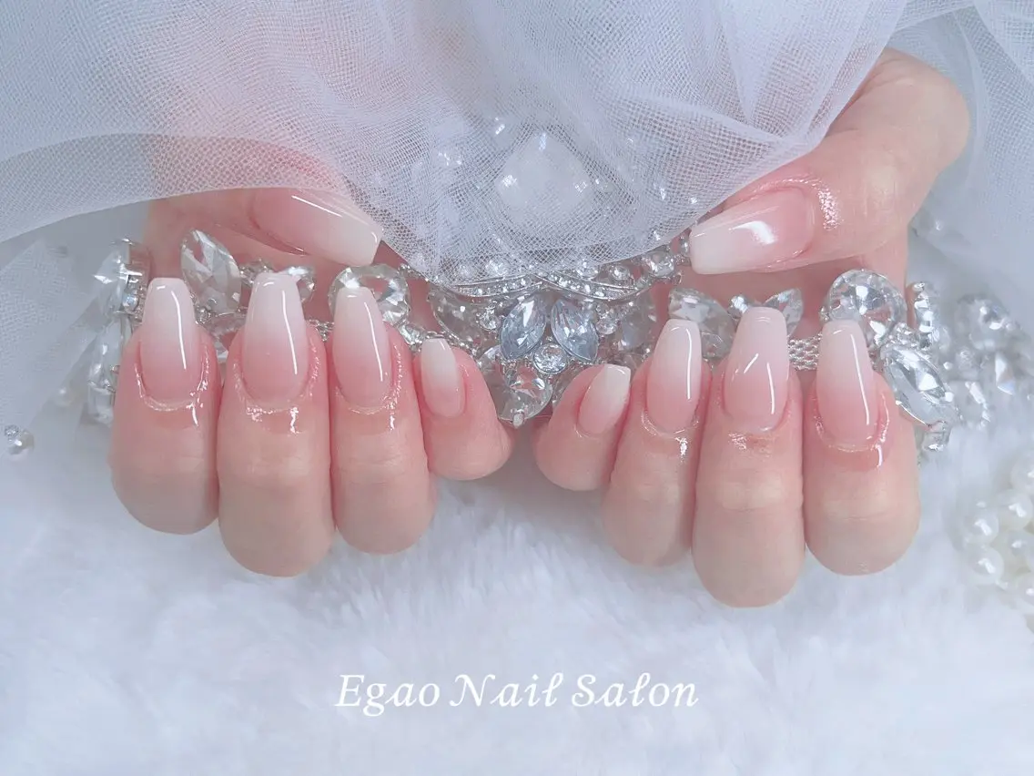 ネイル アートネイル フットネイル フレンチネイル ジェルネイル 持ち込み EGAO NAIL 錦糸町店のネイルデザイン