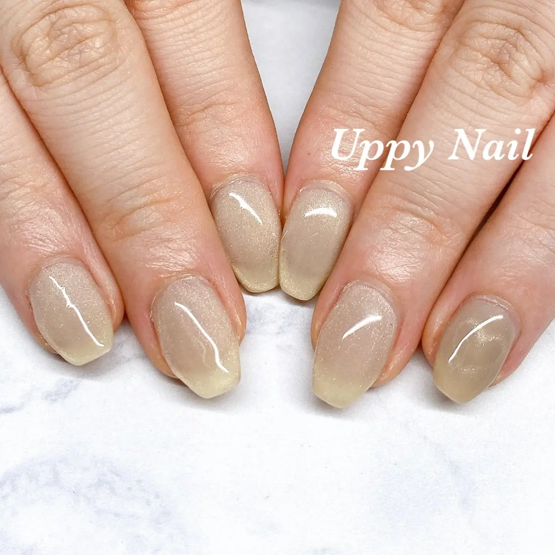 ネイル シンプルネイル ハンドネイル Uppy Nail ukyoのネイルデザイン