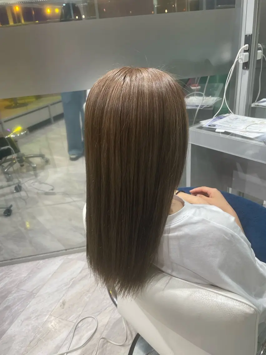 ロング カラー ヘアカラー かりん髪質改善 /メンズカットのヘアスタイル