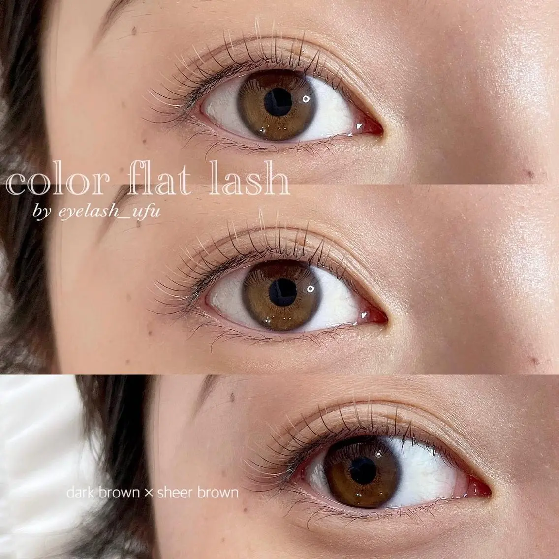 ヘアアレンジ マツエク・マツパ アイブロウ 眉カラー ナチュラル マツエク eyelash ufuのマツエク・マツパデザイン