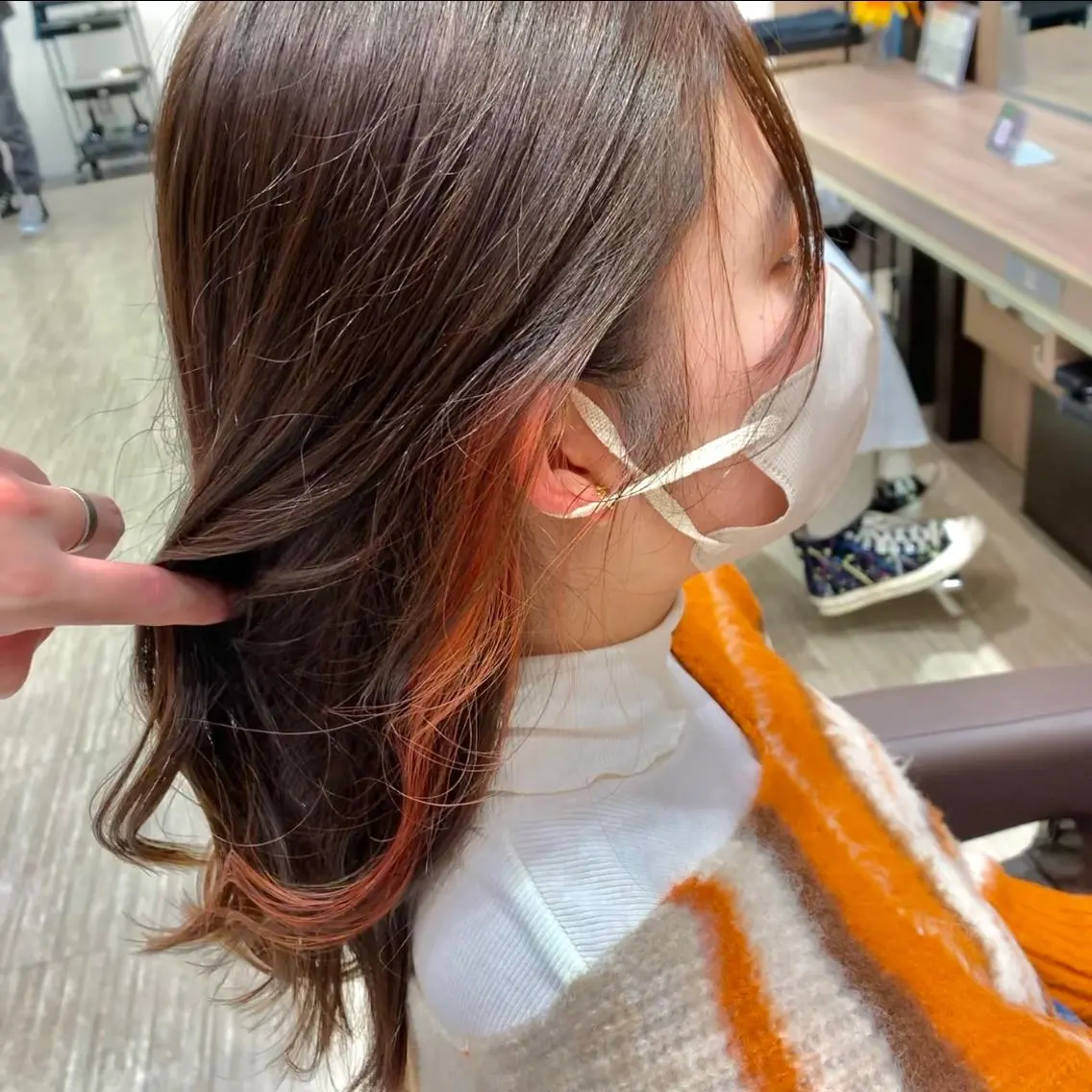 セミロング カット ヘアカラー トリートメント 🌹髪質改善縮毛特化 小山正悟🌹のヘアスタイル