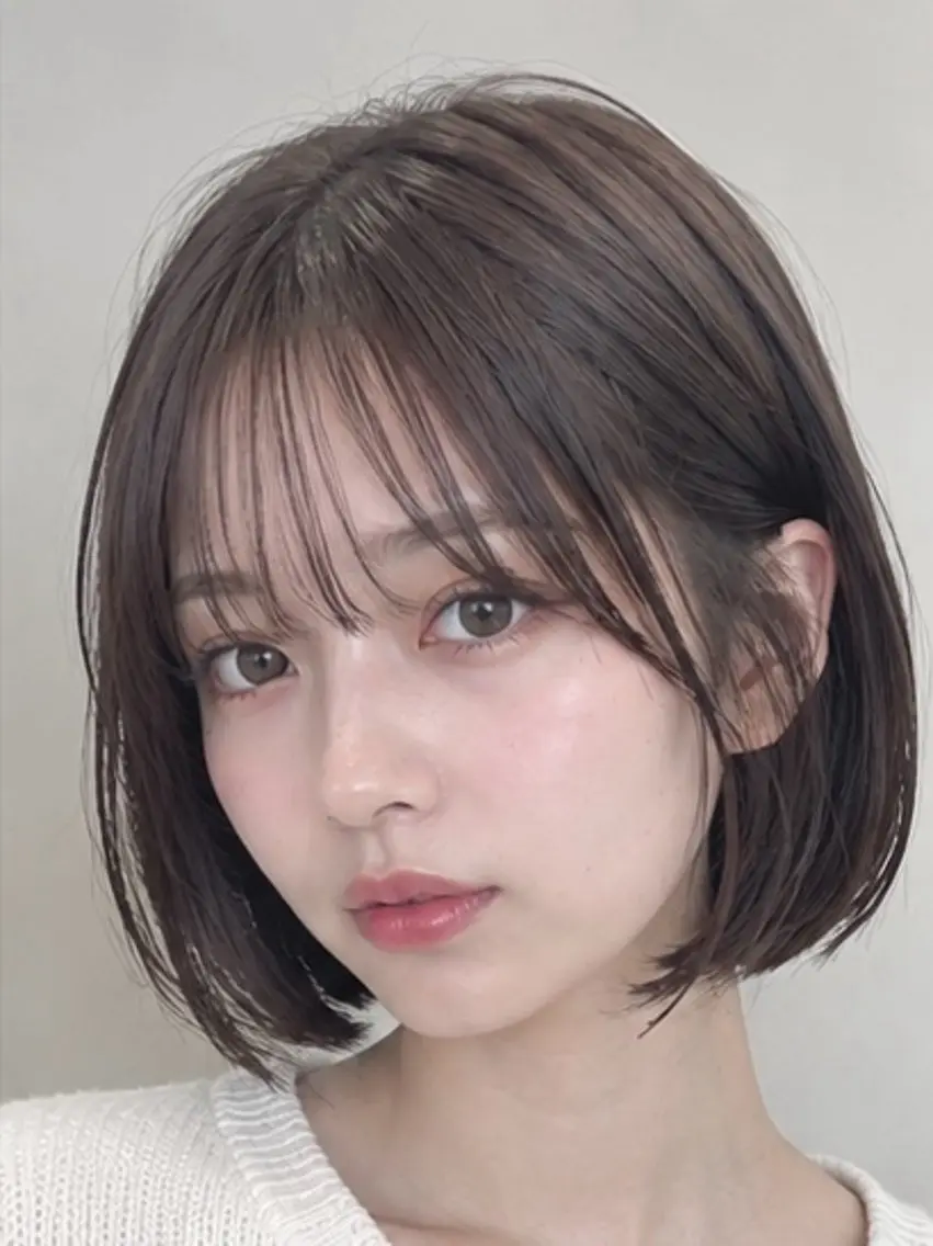 ショート カット 野崎 仁那のヘアスタイル