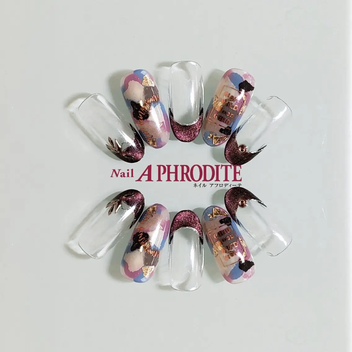 ネイル ジェルネイル ニュアンスネイル スカルプネイル ソフトジェル ネイルチップ ハンドネイル Nail Aphroditeのネイルデザイン