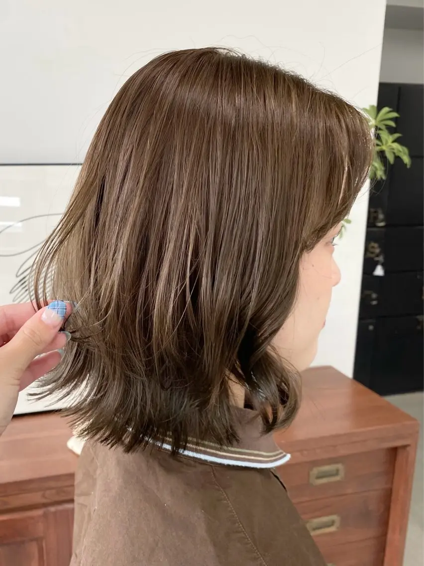 ショート レイヤーカット カット ヘアカラー トリートメント 仲村安葉/暖色 カラー/レイヤーのヘアスタイル