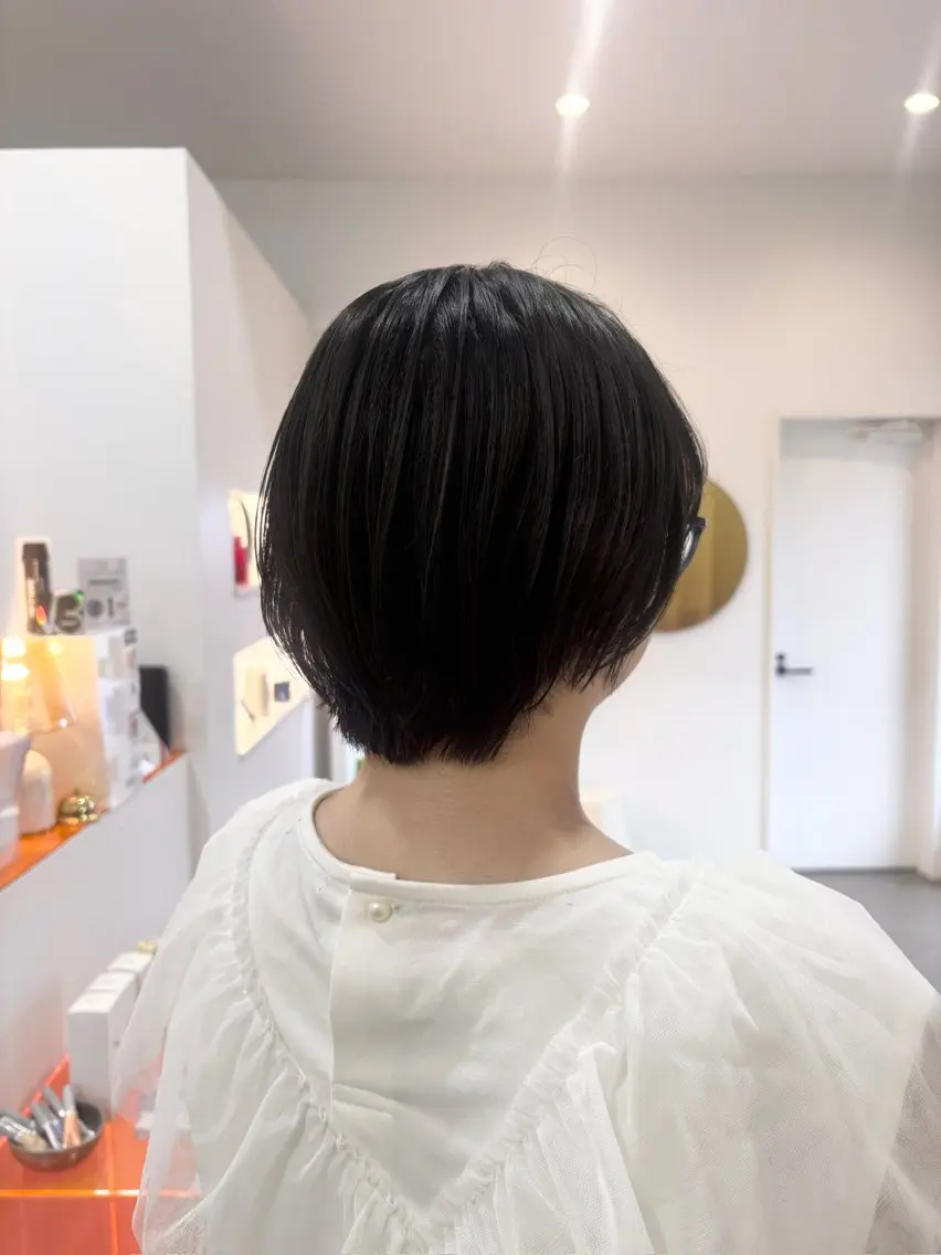 ショート 丸みショート ショートヘア EDAME /心奈のヘアスタイル