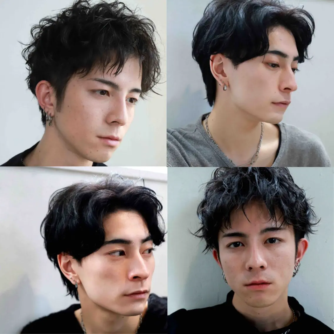 【ミニモ限定】🔥束感モテ髪メンズカット+パーマ+眉カットの写真