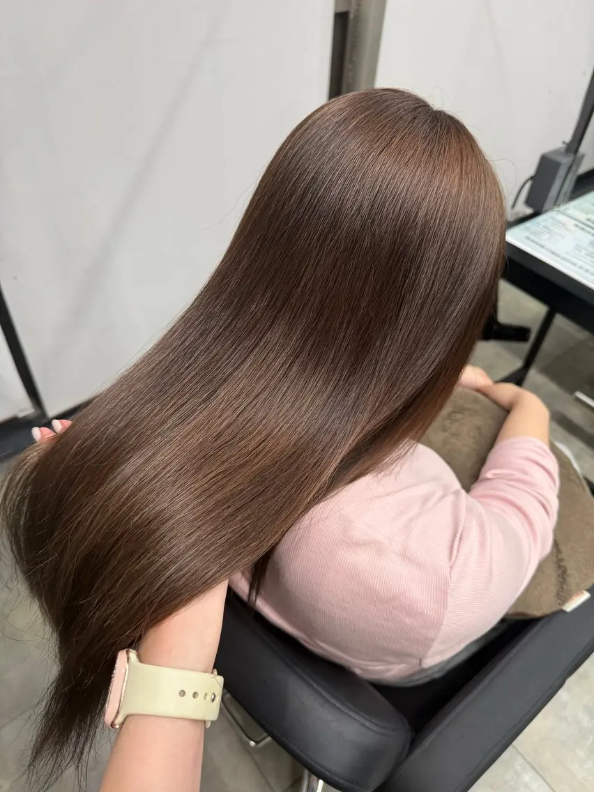 カラー ヘアカラー ♡natsumi♡ 透明感カラー🧸🫧のヘアスタイル