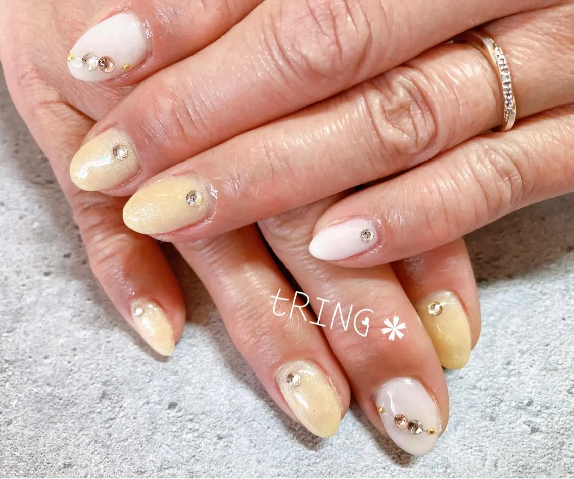 ネイル ハンドネイル tRING* しいの木台のネイルデザイン