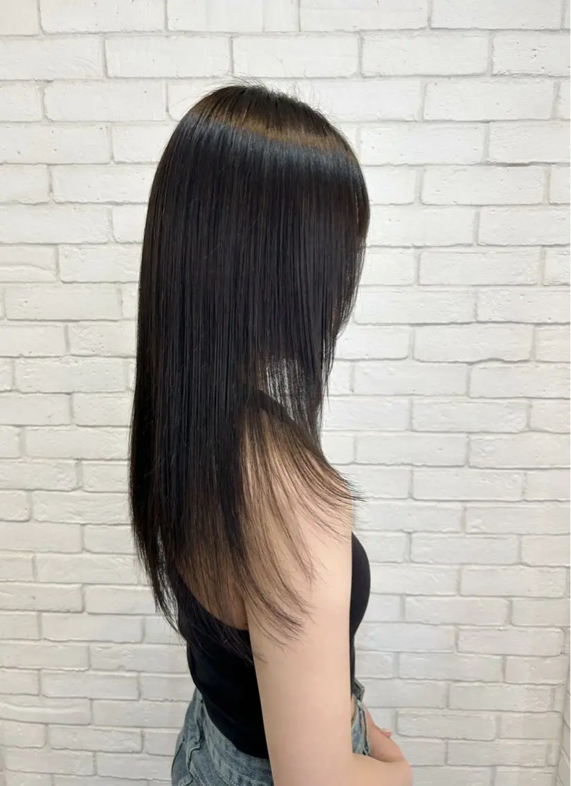 セミロング トリートメント カラーアンドケアリタ kitamuuuのヘアスタイル