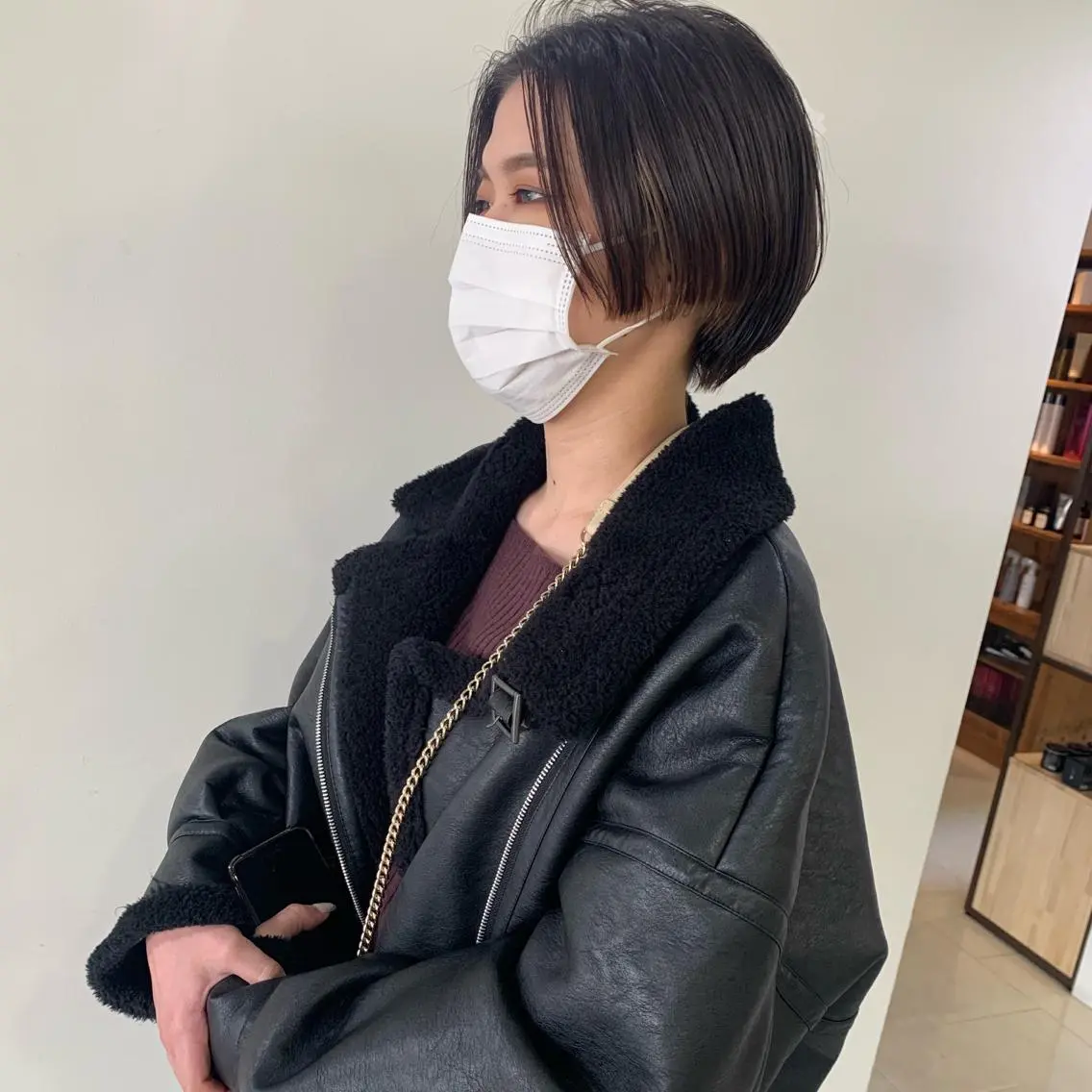 ショート カラー カット ヘアカラー トリートメント ボブ/大人ヘア k-two濱田のヘアスタイル