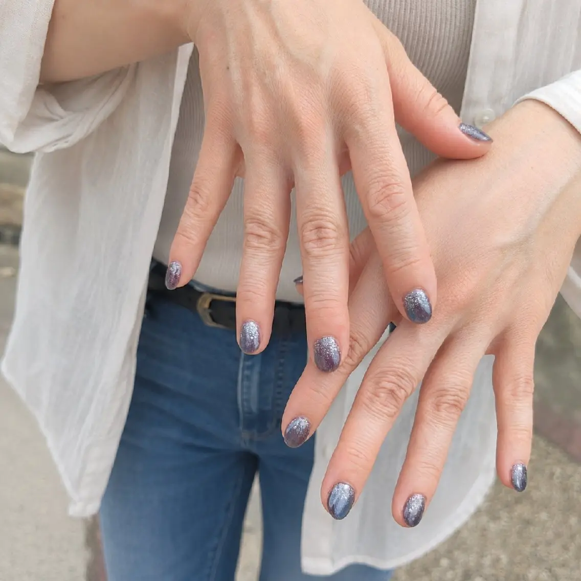 ネイル マグネットネイル ショートネイル THIS NAILSのネイルデザイン