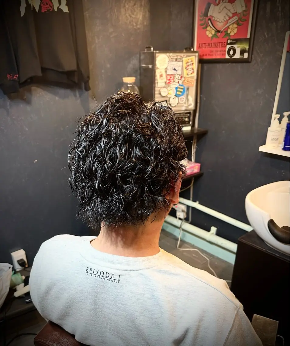 パーマ メンズ メンズパーマ スパイラルパーマ パーマ SHINDOU RYUYAのヘアスタイル