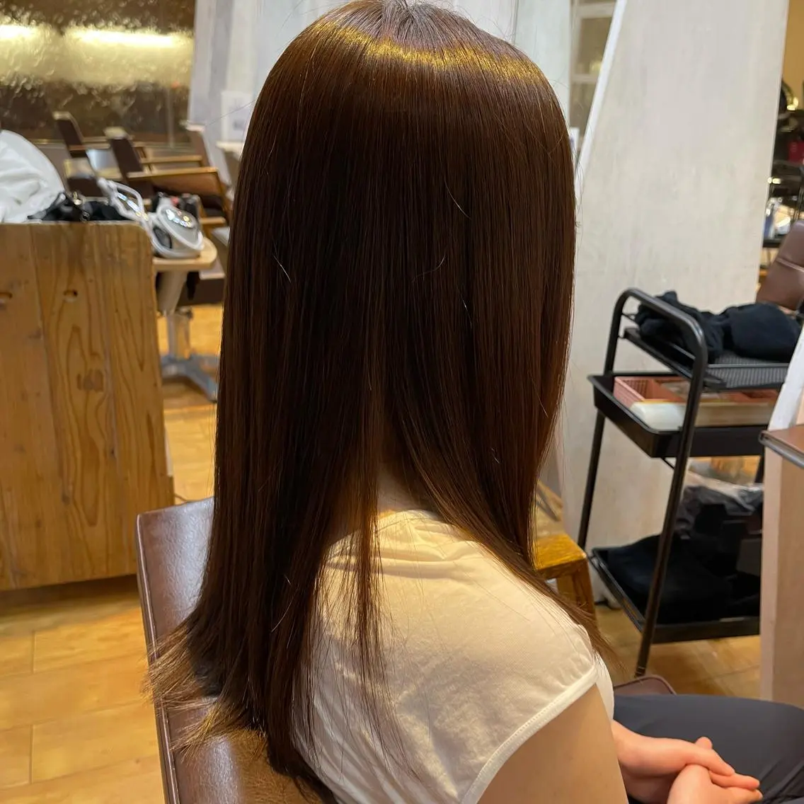 ロング 縮毛矯正 トリートメント 梶谷 和希のヘアスタイル