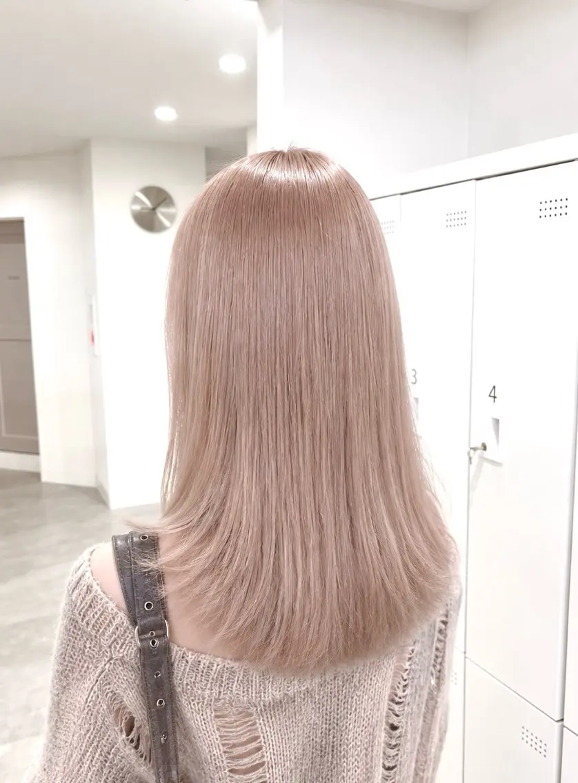 セミロング ヘアカラー 透明感カラー/銀座 /Kazukiのヘアスタイル