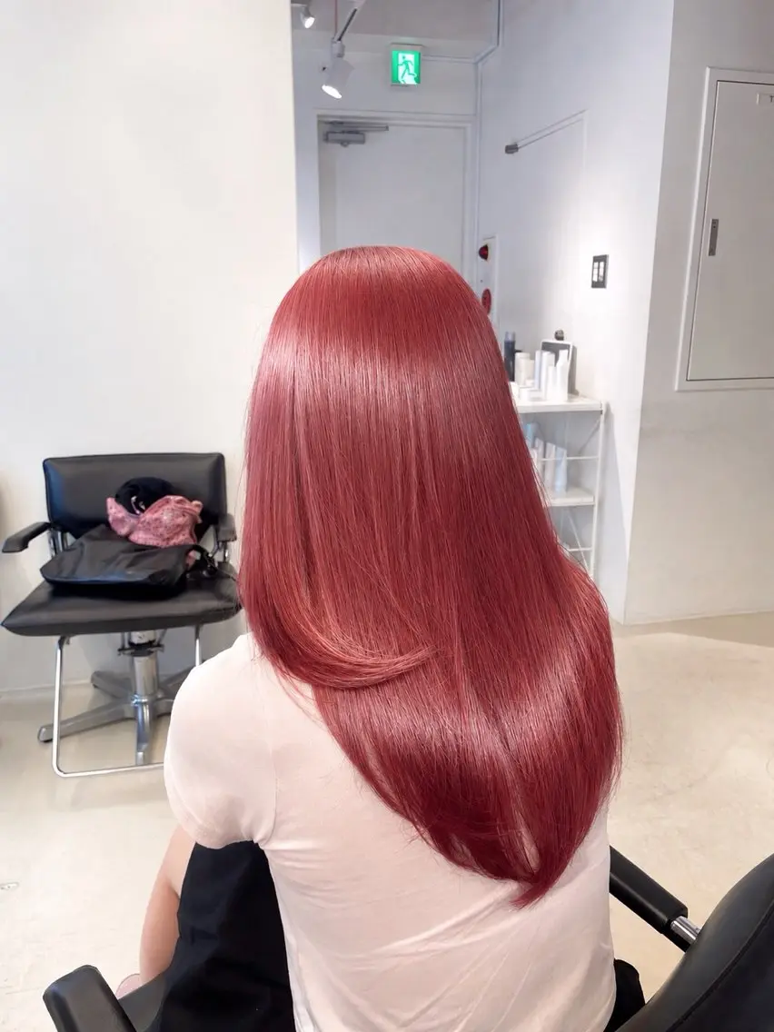 ロング カラー ヘアカラー トリートメント 髪質改善/ 艶髪人気/Renaのヘアスタイル