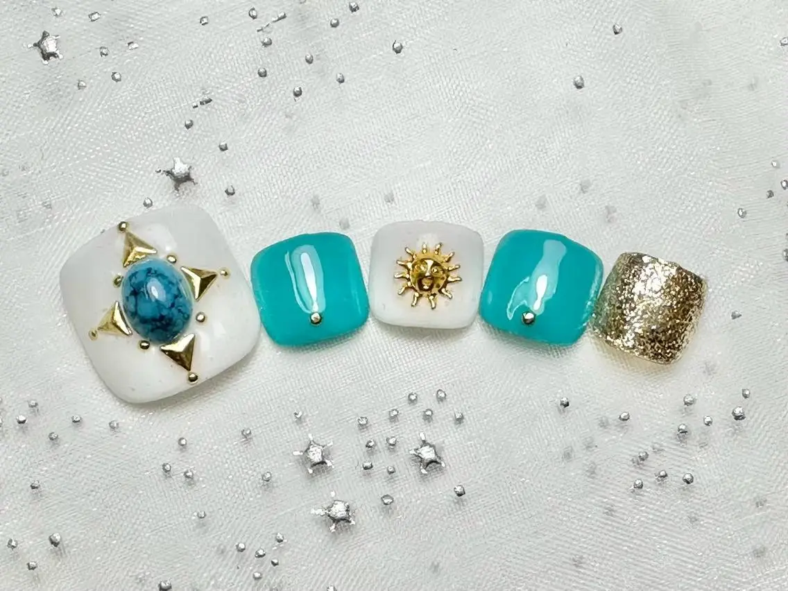 ネイル フットネイル miku ✼•nail •✼のネイルデザイン