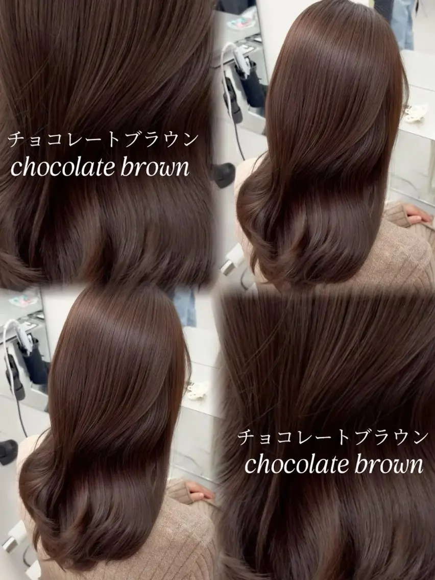 ロング カラー ブラウンカラー 透明感カラー カット ヘアカラー トリートメント 韓国ヘア/レイヤー/ 顔まわり足立遥奈のヘアスタイル