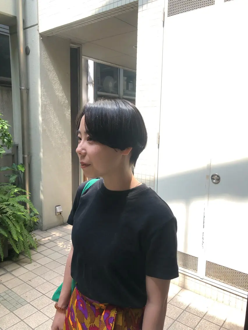 ショート ハンサムショート ショートヘア 竹内 絢香のヘアスタイル