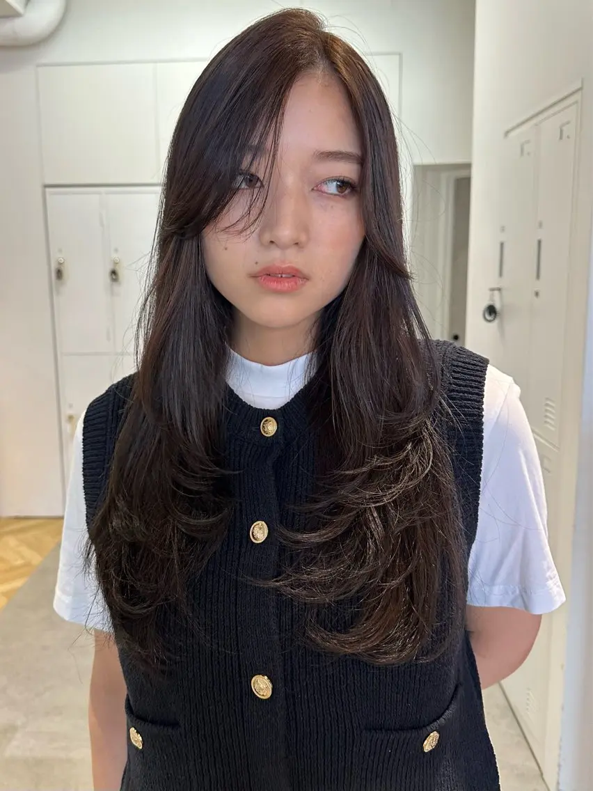ロング カラー レイヤーカット K-two谷町❄️ hinaのヘアスタイル