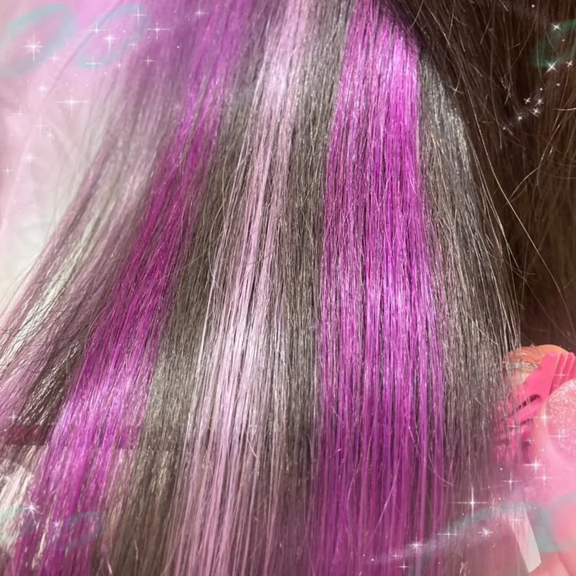 ロング カラー ビューティサロン ミルクのヘアスタイル