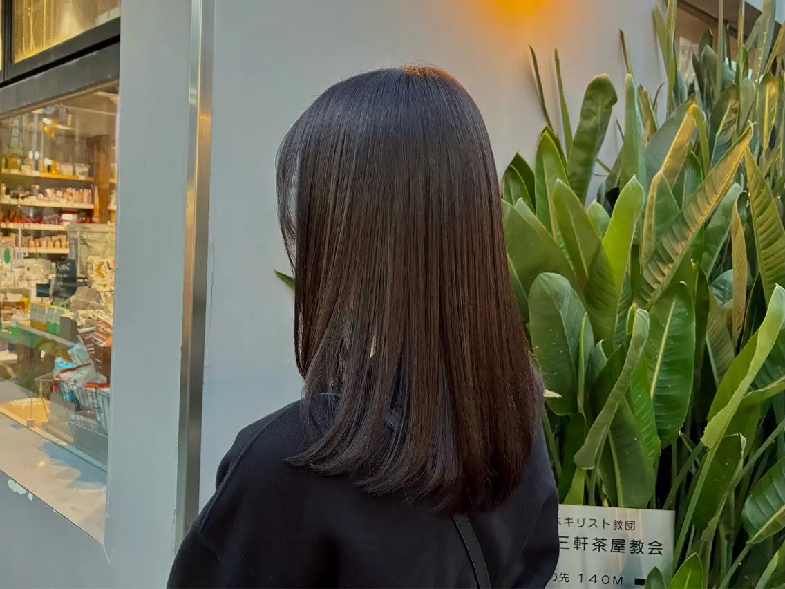 セミロング カラー ヘアカラー AINO／ 三軒茶屋のヘアスタイル