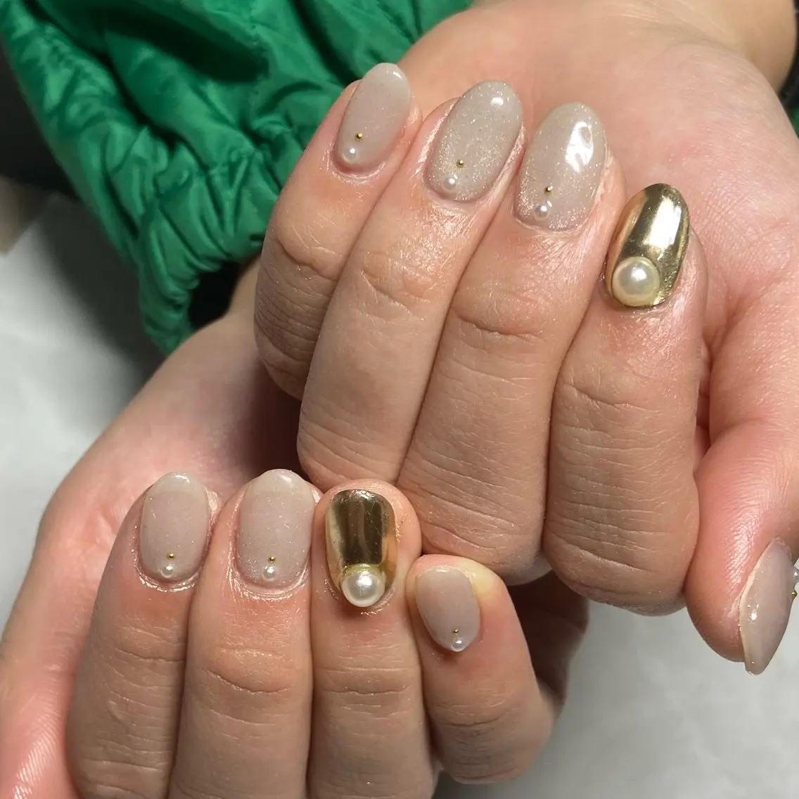 ネイル マグネットネイル ミラーネイル ハンドネイル nail salon MARuのネイルデザイン