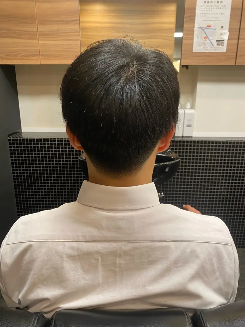 ショート メンズ メンズパーマモデル 大募集中のヘアスタイル