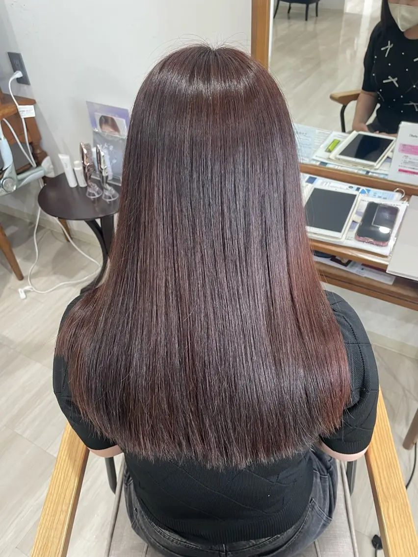 ロング カット ヘアカラー トリートメント 🌷岸 麻衣🌷のヘアスタイル