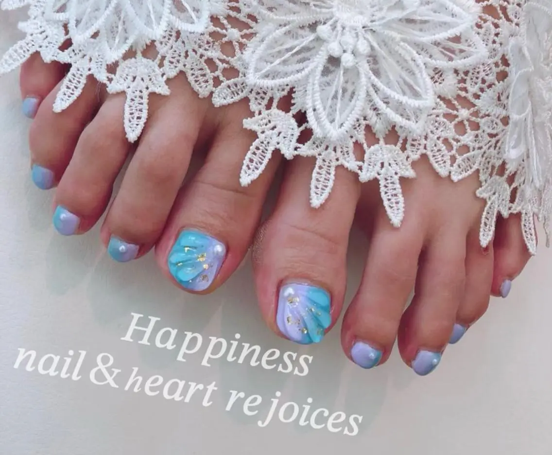 ネイル フットネイル 持ち込み Ella salonのネイルデザイン