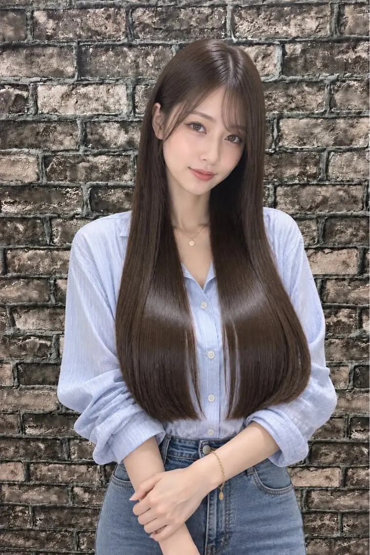 ロング 無料カット charm美容室のヘアスタイル