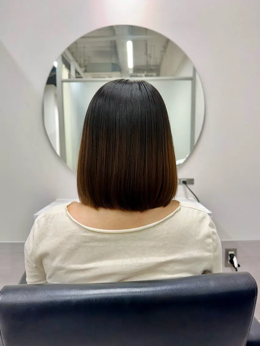 ショート カット 縮毛矯正 JYO 髪質改善専門家のヘアスタイル